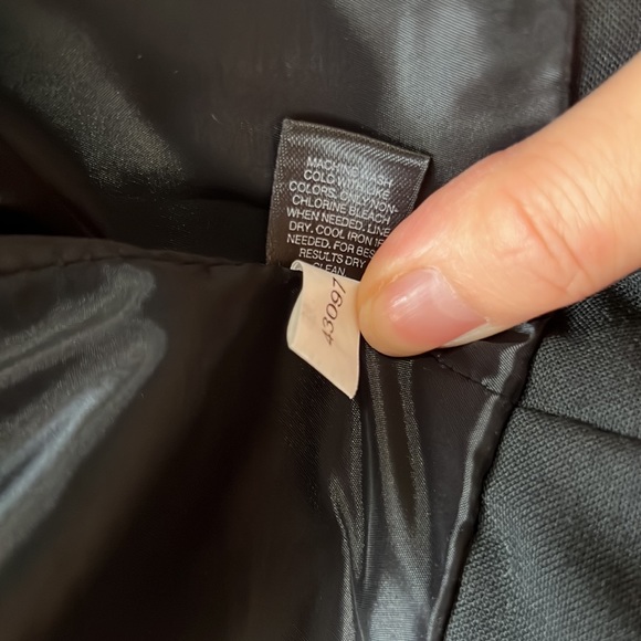 Express Design Studio Vintage Black Padded Blazer w/ Cheetah Lining - Size 10 - Picture 8 of 11